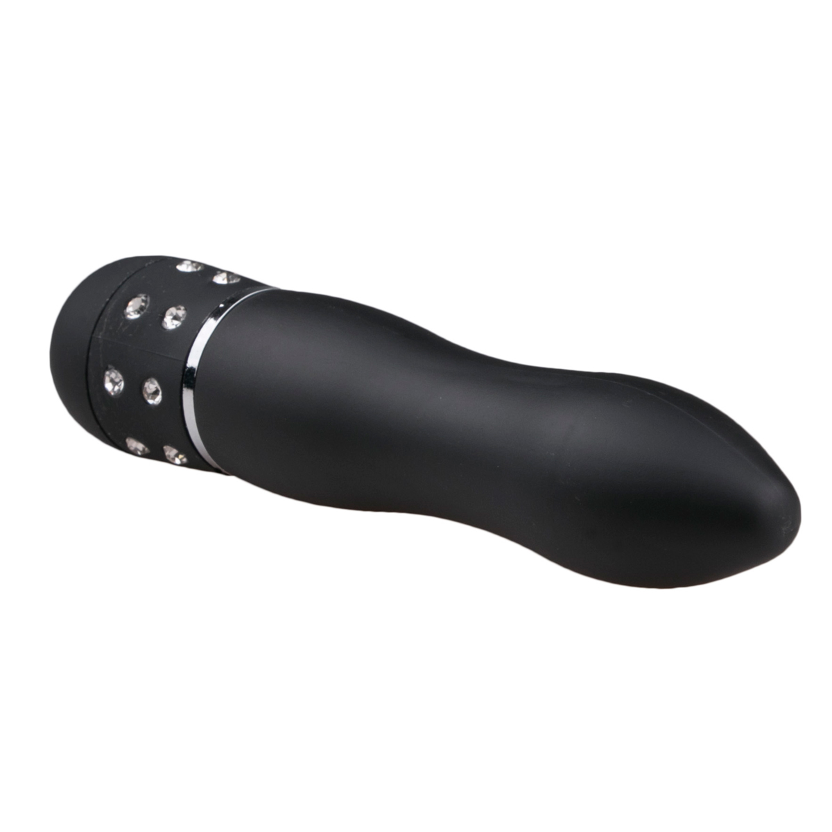 Вібратор Love Diamond Vibrator чорний, 11.4 см