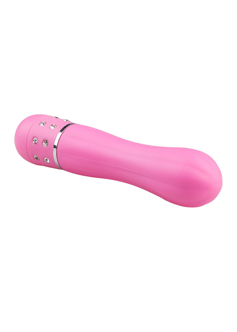 Вібратор Love Diamond Vibrator рожевий, 11 см
