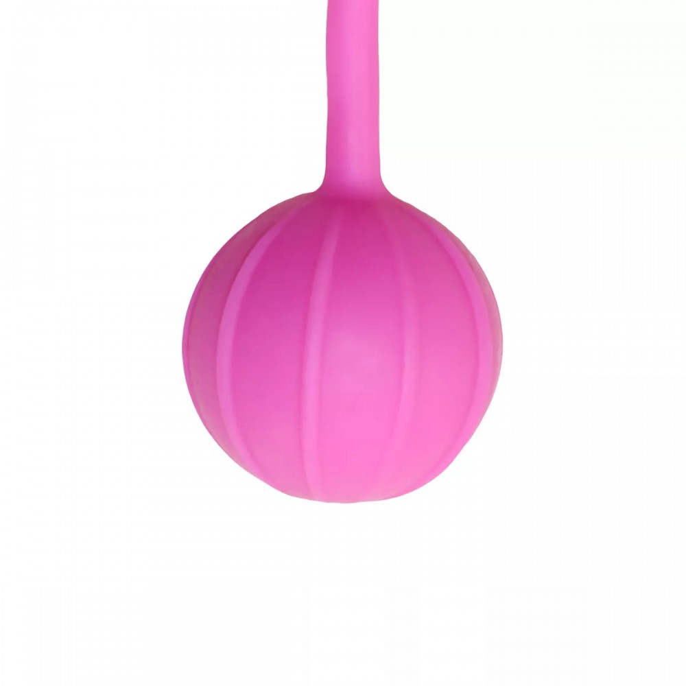 Вагинальные шарики Easytoys Vertical Ribbed Geisha розовые