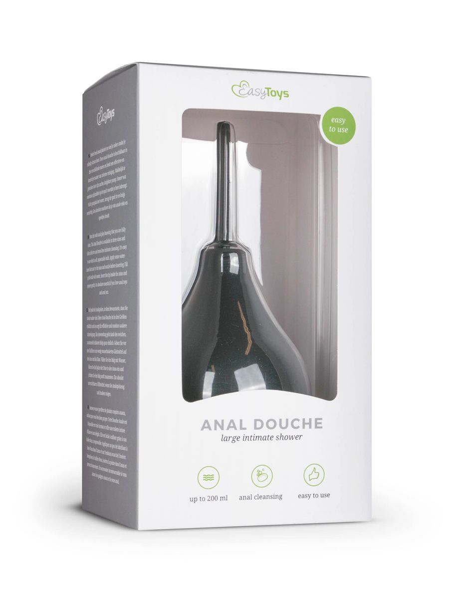 Анальний душ Easytoys Black Anal Douche-Large