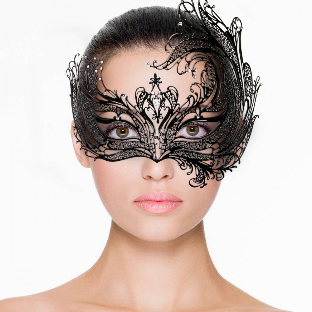 Маска металева Easytoys Metal Mask, чорний