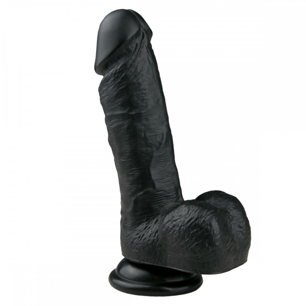 Фалоімітатор EasyToys Realistic Dildo - 17,5 см чорний