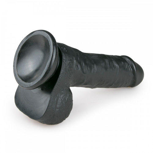 Фалоімітатор EasyToys Realistic Dildo-17,5 см чорний
