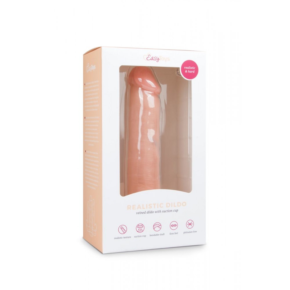 Фалоімітатор EasyToys Realistic Dildo - 20,5 см бежевий