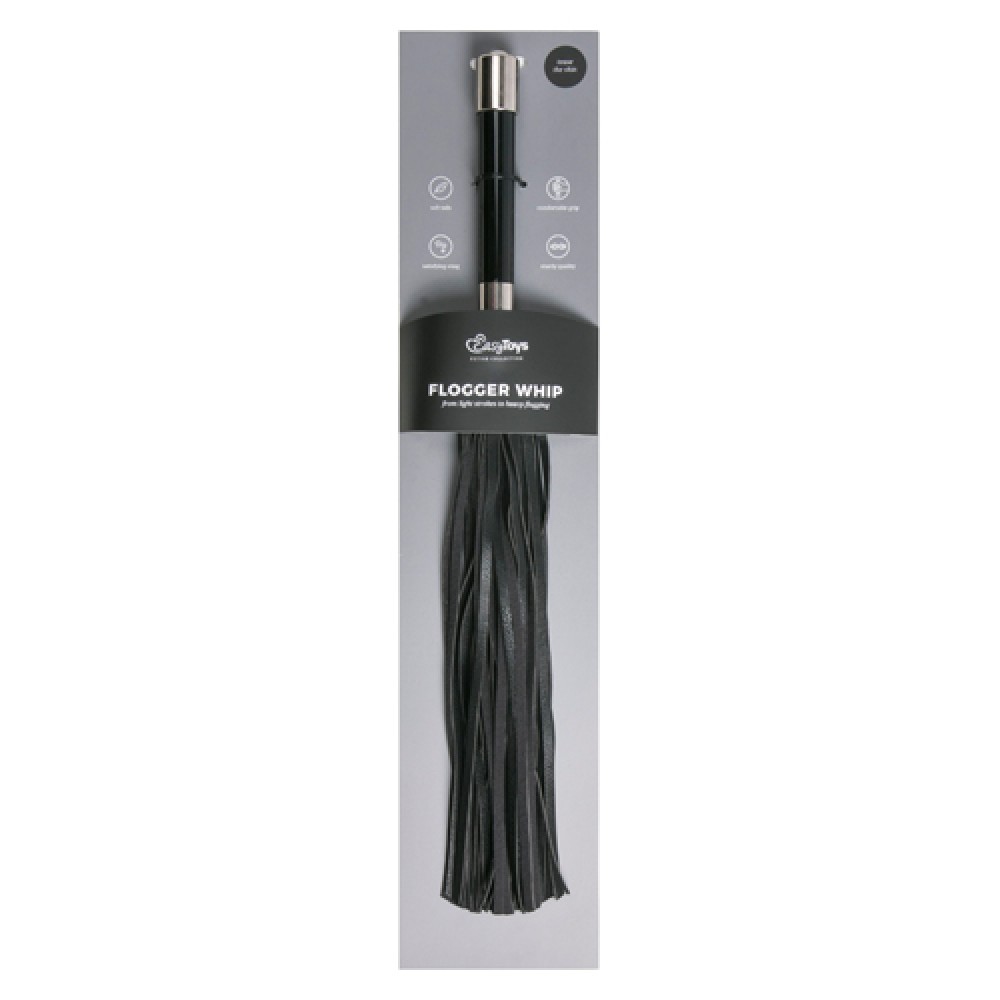 Плеть Easy Toys Long Flogger With Metal Grip