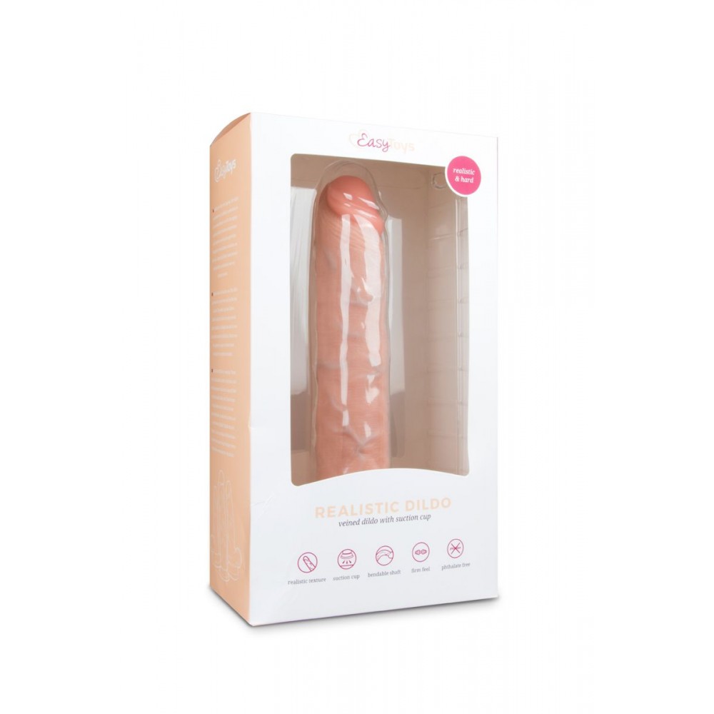 Фалоімітатор EasyToys Realistic Dildo - 28,5 cm БІЖОВИЙ