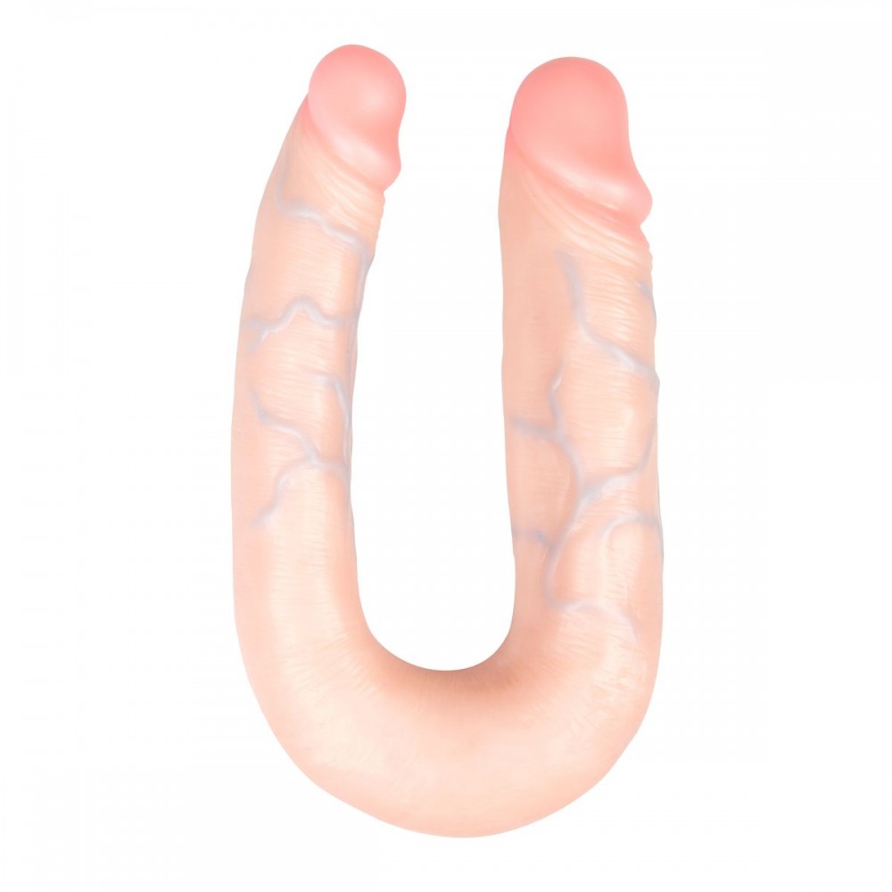 Двосторонній реалістичний фалоімітатор EasyToys Duo Dildo 17cm