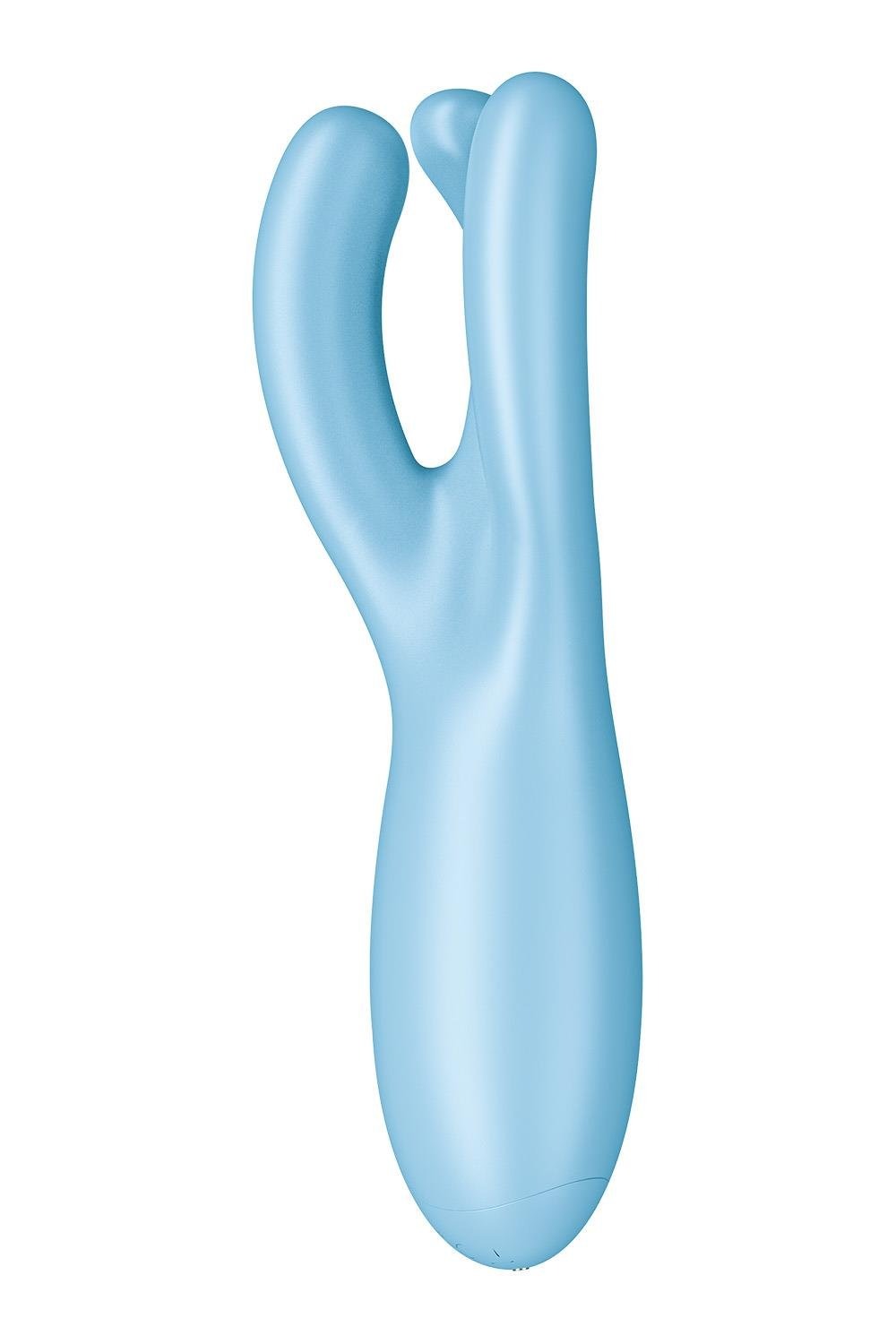 Смарт-вібратор потрійний для клітора Satisfyer Threesome 4 блакитний