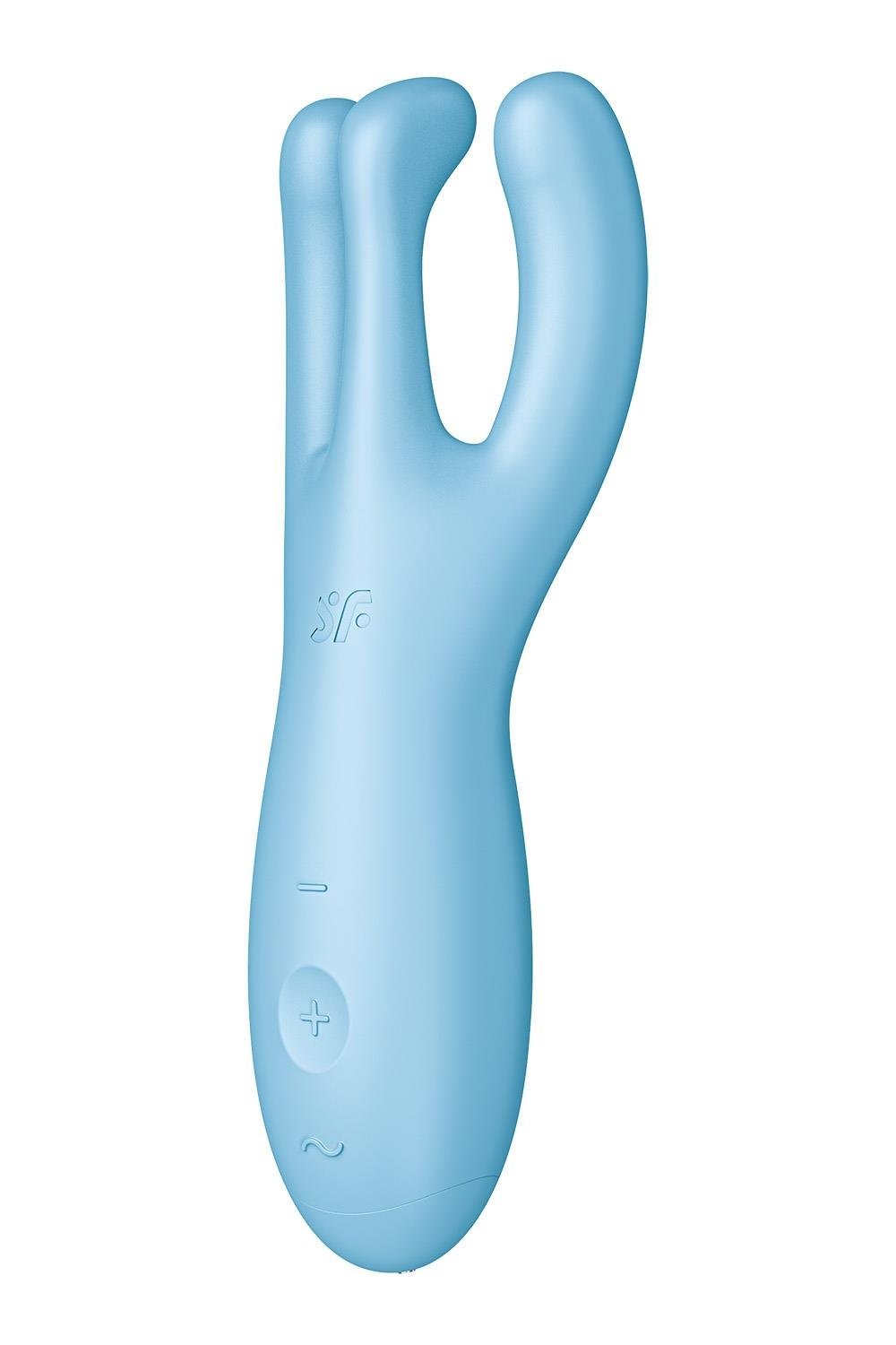 Смарт-вібратор потрійний для клітора Satisfyer Threesome 4 блакитний
