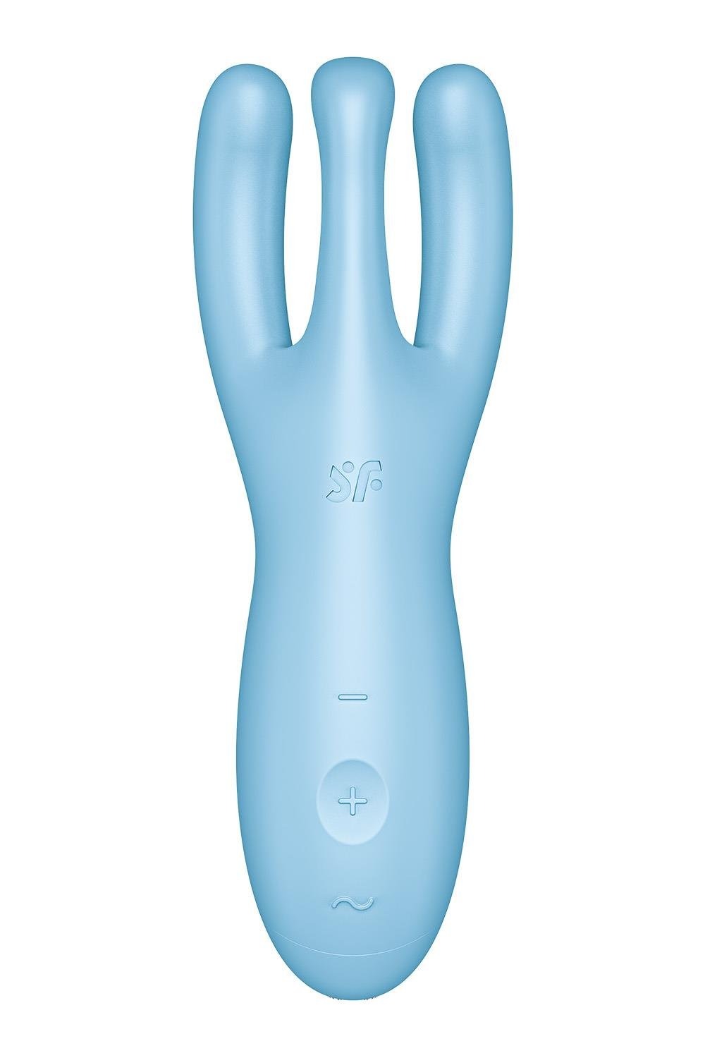Смарт-вібратор потрійний для клітора Satisfyer Threesome 4 блакитний