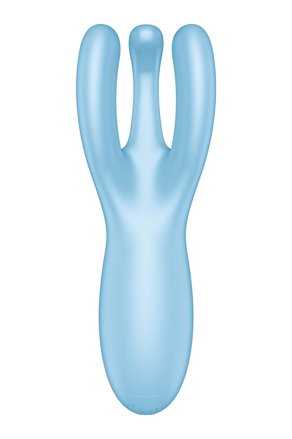 Смарт-вібратор потрійний для клітора Satisfyer Threesome 4 блакитний