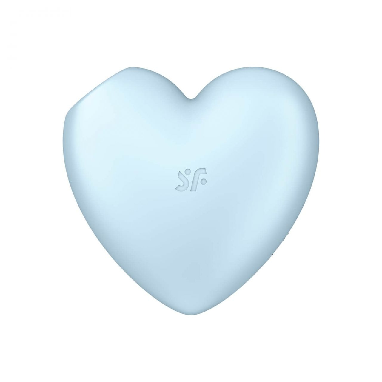 Кліторальний вакуумний вібратор у формі СЕРЦЯ Satisfyer Cutie Heart блакитний