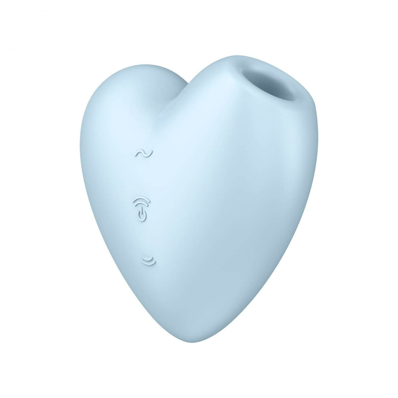 Кліторальний вакуумний вібратор у формі СЕРЦЯ Satisfyer Cutie Heart блакитний