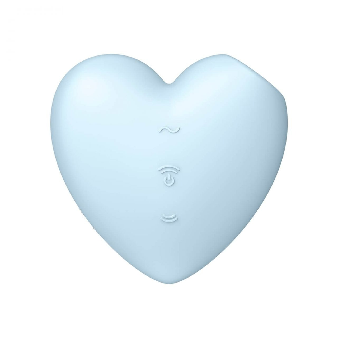 Кліторальний вакуумний вібратор у формі СЕРЦЯ Satisfyer Cutie Heart блакитний
