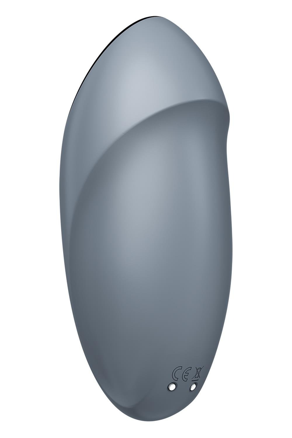 Вібратор для клітора Satisfyer Tap & Climax 1 з вібрацією та постукуванням, сірий