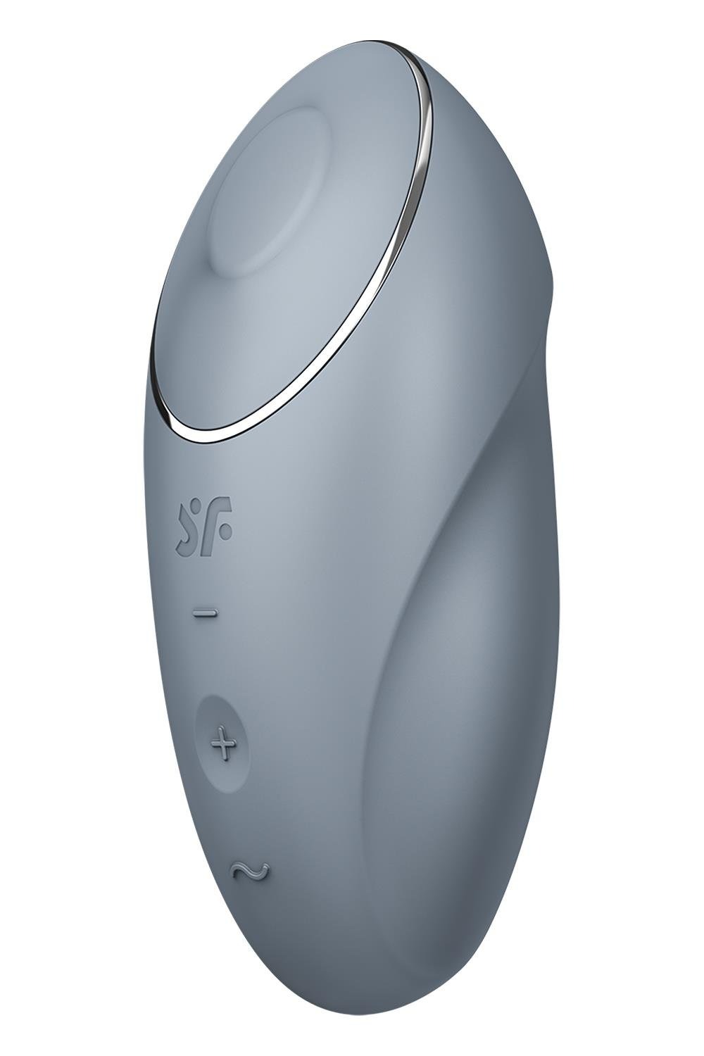 Вібратор для клітора Satisfyer Tap & Climax 1 з вібрацією та постукуванням, сірий