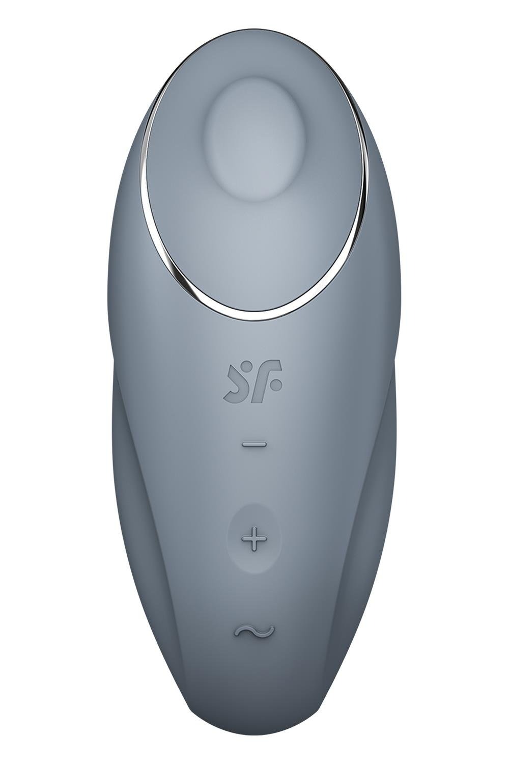Вібратор для клітора Satisfyer Tap & Climax 1 з вібрацією та постукуванням, сірий