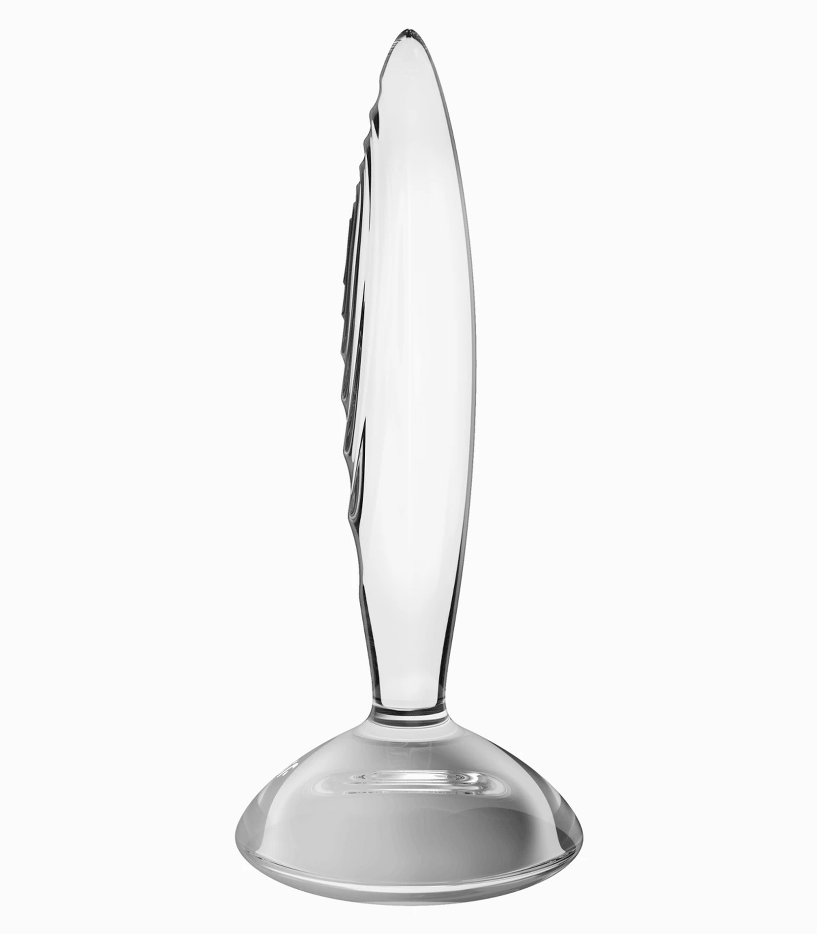 Стеклянная анальная пробка Satisfyer Sparkling Crystal прозрачная