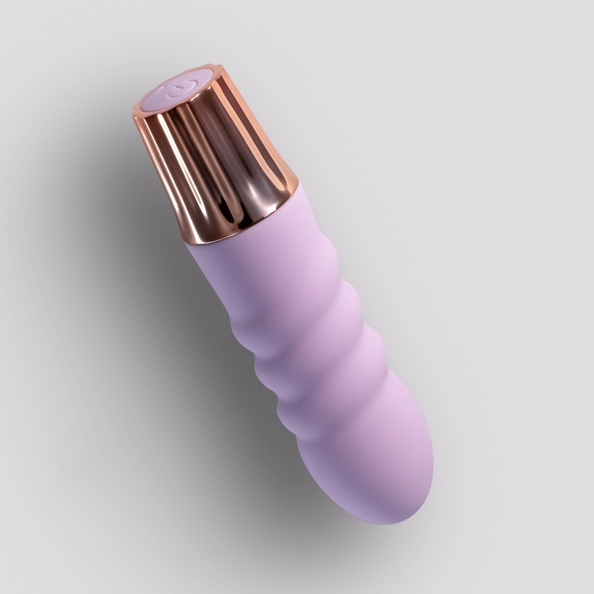 Міні-вібратор CRUSHIOUS Mellow Bubbles, лавандовий, 11 х 2,8 см