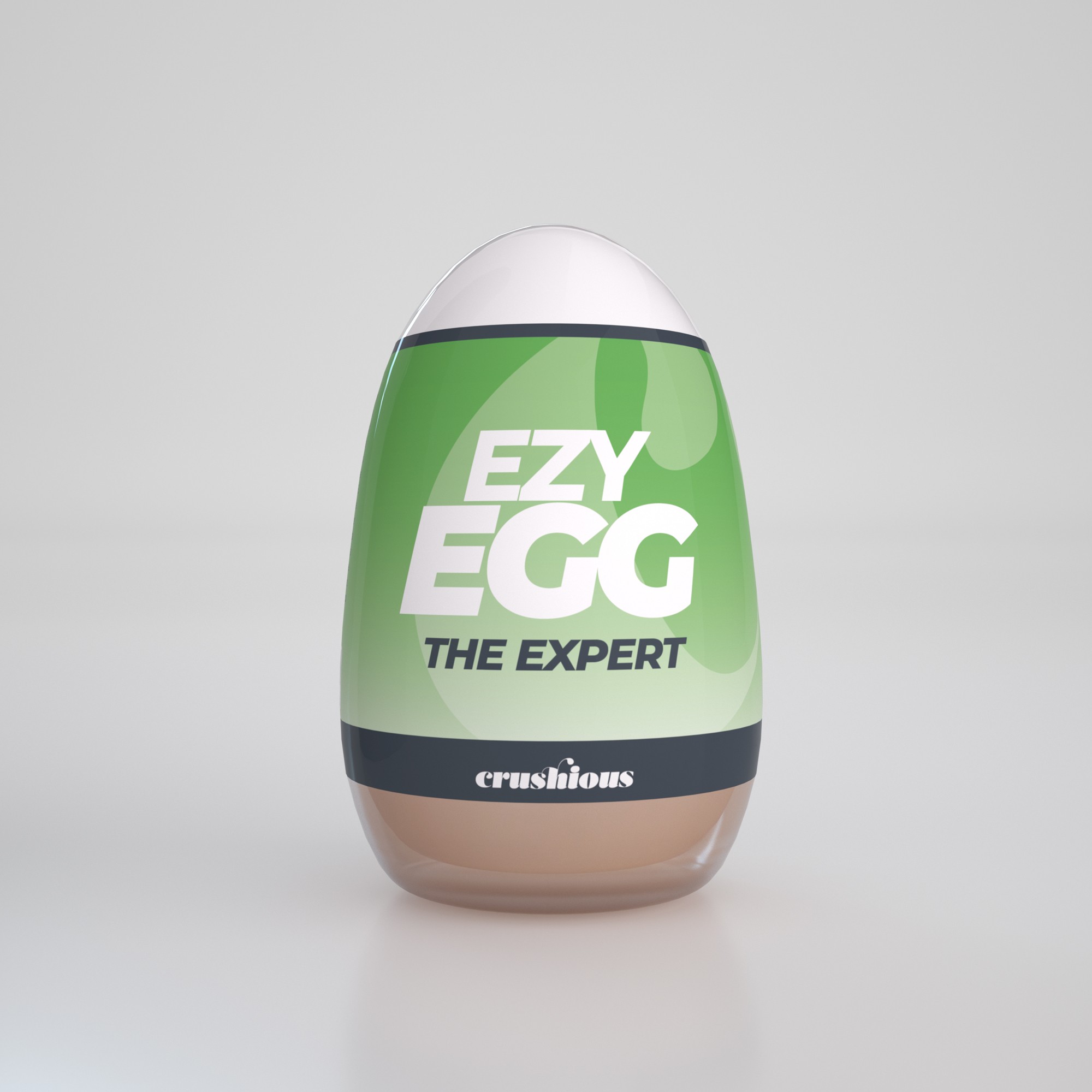 Мастурбатор-яйце, вагіна CRUSHIOUS EZY EGG THE Expert, реалістичний