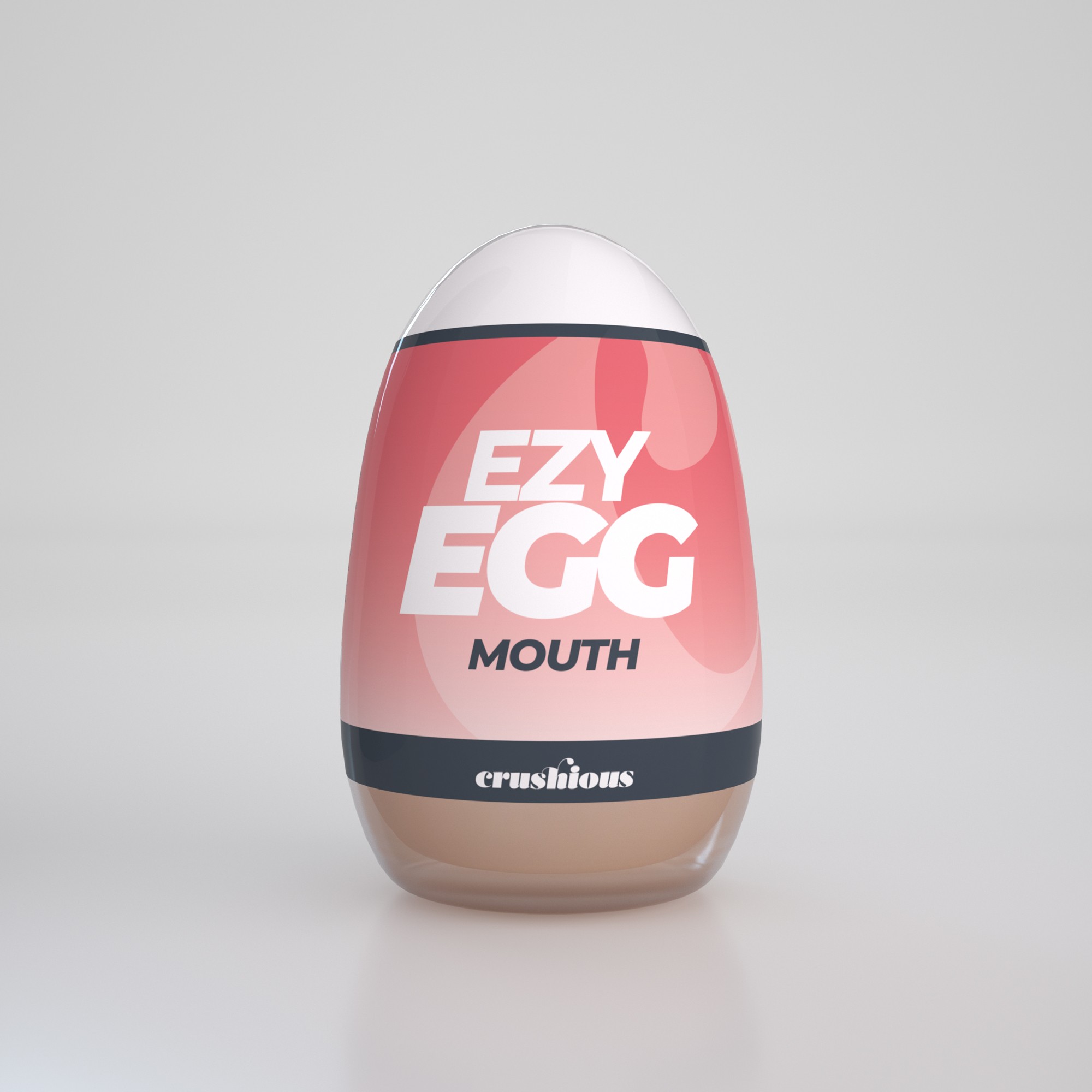 Мастурбатор-яйце, рот CRUSHIOUS EZY EGG THE Mouth, реалістичний
