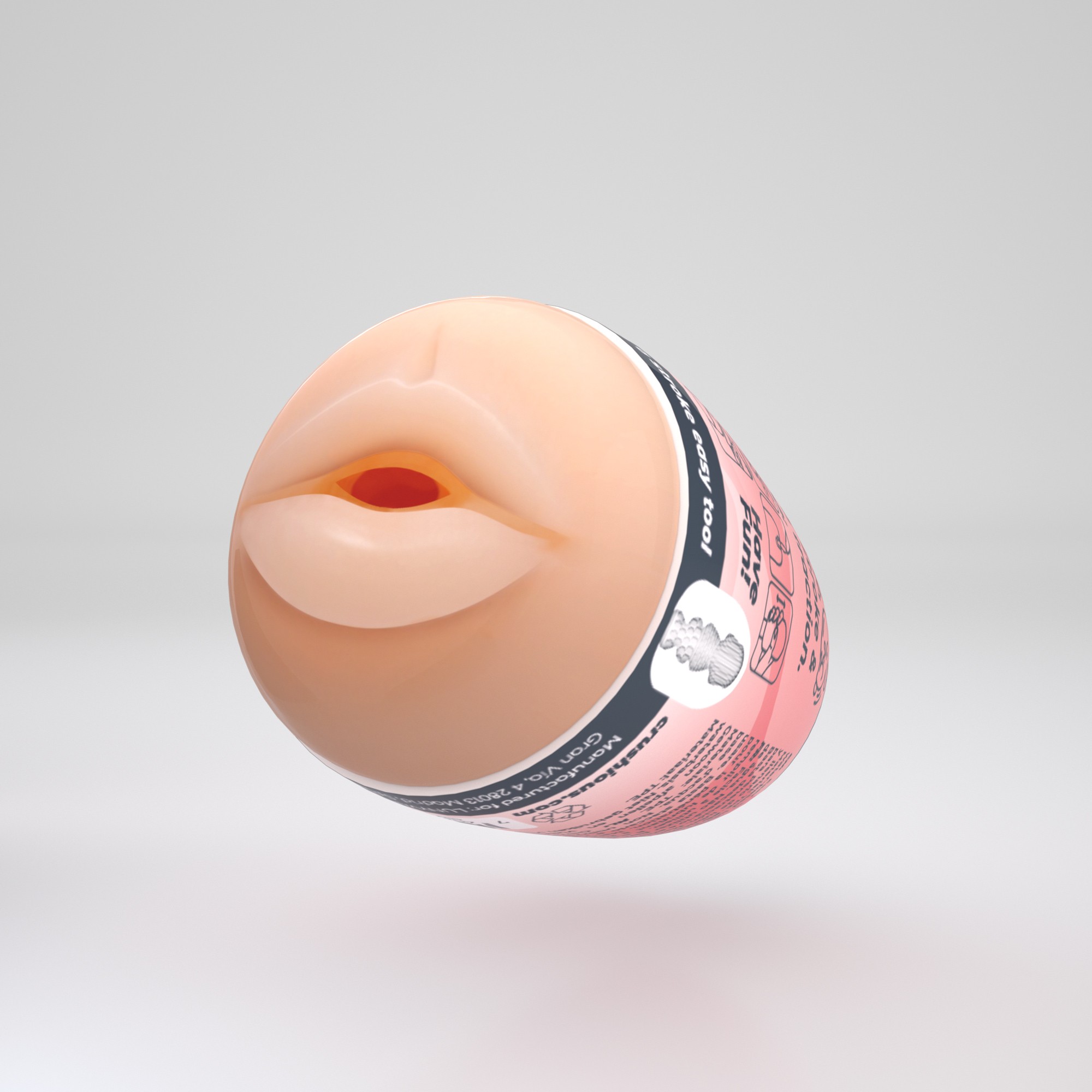 Мастурбатор-яйце, рот CRUSHIOUS EZY EGG THE Mouth, реалістичний