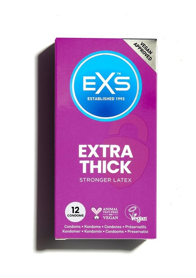 Презервативы утолщенные EXS Extra THICK латексные (цена за пачку, 12 шт.)
