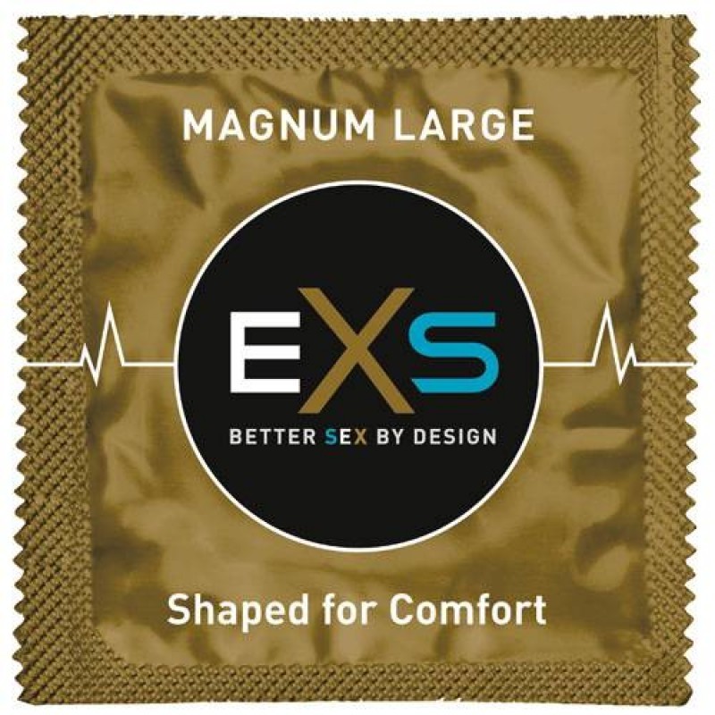 Презервативи великого розміру EXS Magnum Large латексні (ціна за упаковку, 3 шт.)