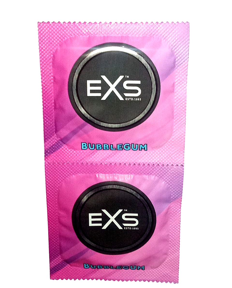Презерватив EXS Flavoured Bubblegum зі смаком жувальної гумки (ціна за 10 шт.)