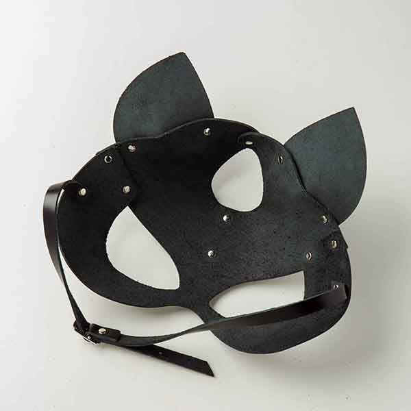 Маска Кішка Leather, Black