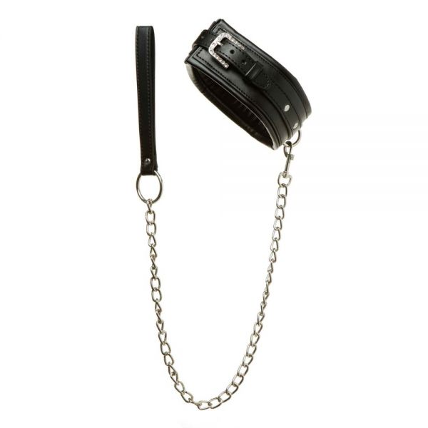 Нашийник з повідком Luxury Fetish Rivet and Style