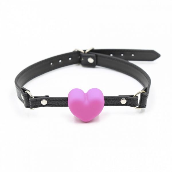 Кляп серце Silicone Luxury Fetish Pink