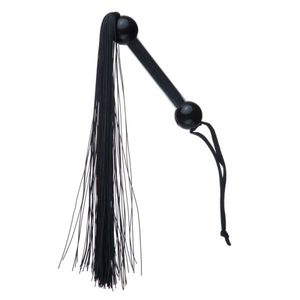 F61405 батіг SILICONE FLOGGER WHIP BLACK