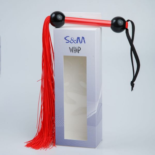 F61412 батіг з силікону FLOGGER RED