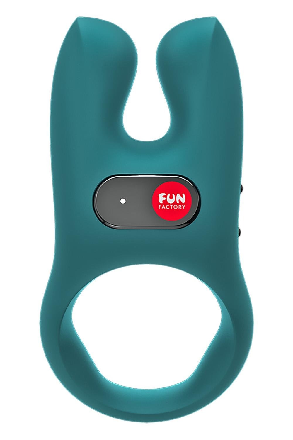 Ерекційне віброкільце Fun Factory Nos бірюзове, 8 см
