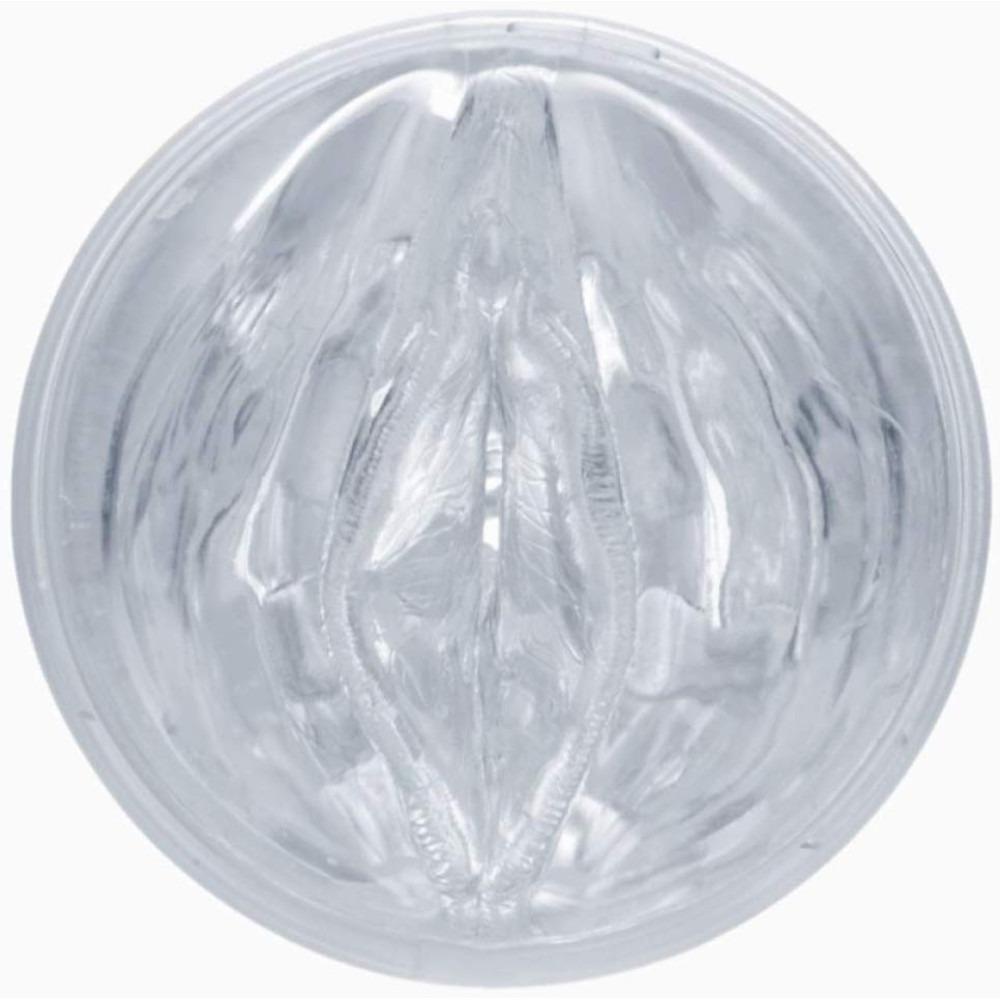 Мастурбатор вагіна у колбі, кібершкіра Fleshlight Ice Lady Crystal, прозорий