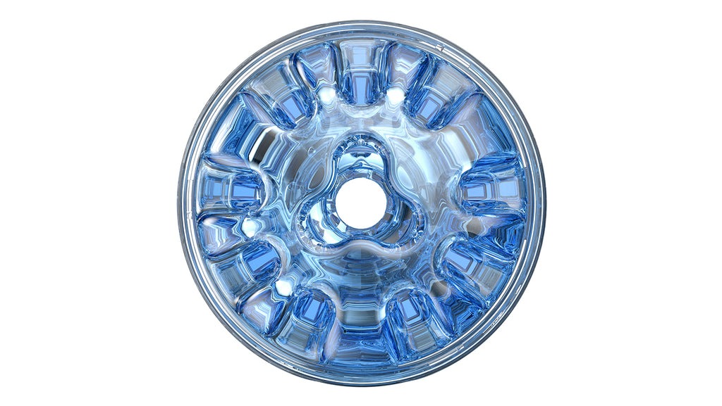 Мастурбатор двосторонній FleshLight Quickshot Turbo, блакитний