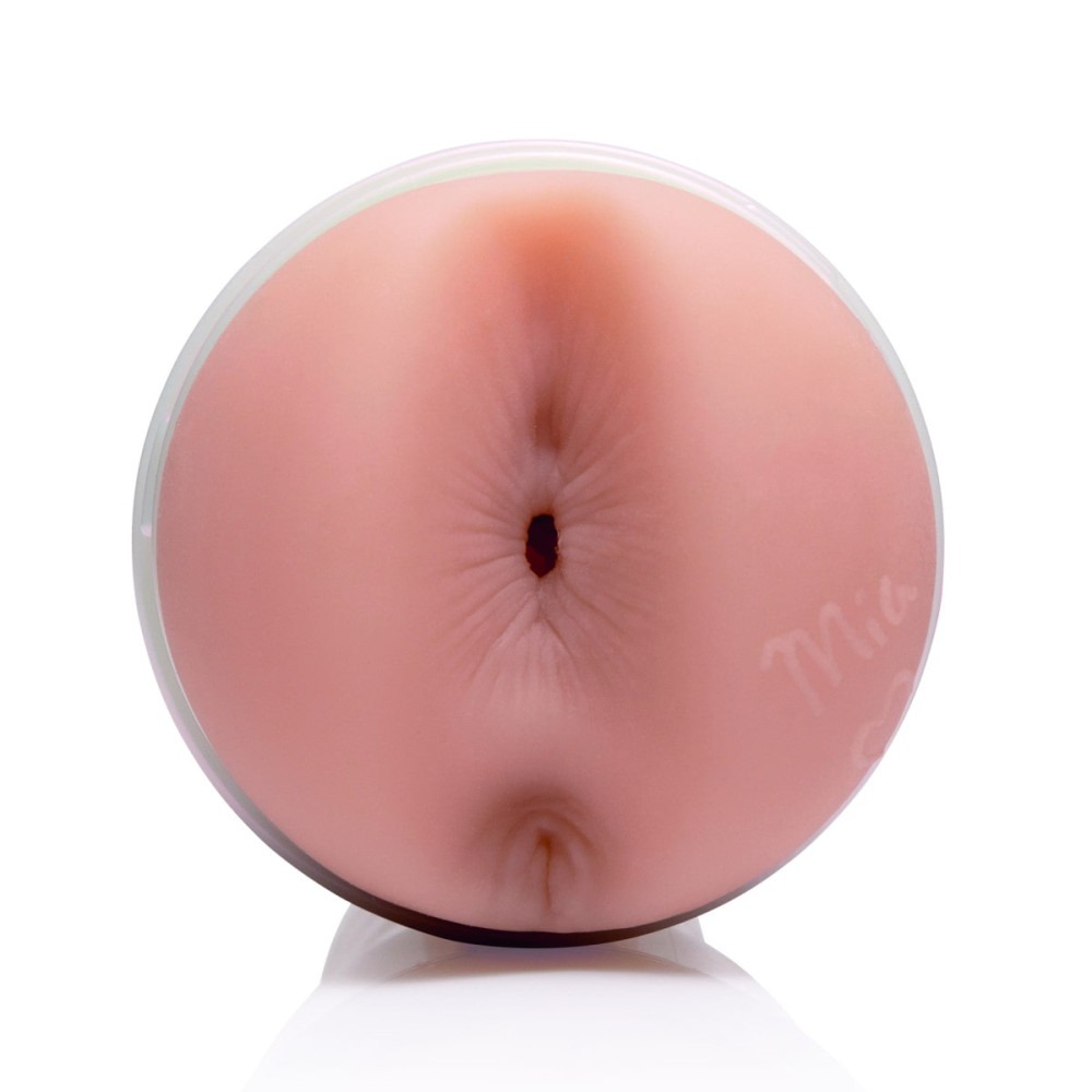 Мастурбатор в колбе анус Fleshlight Girls Mia Malkova Boss Level Signature Butt (RP), бежевый