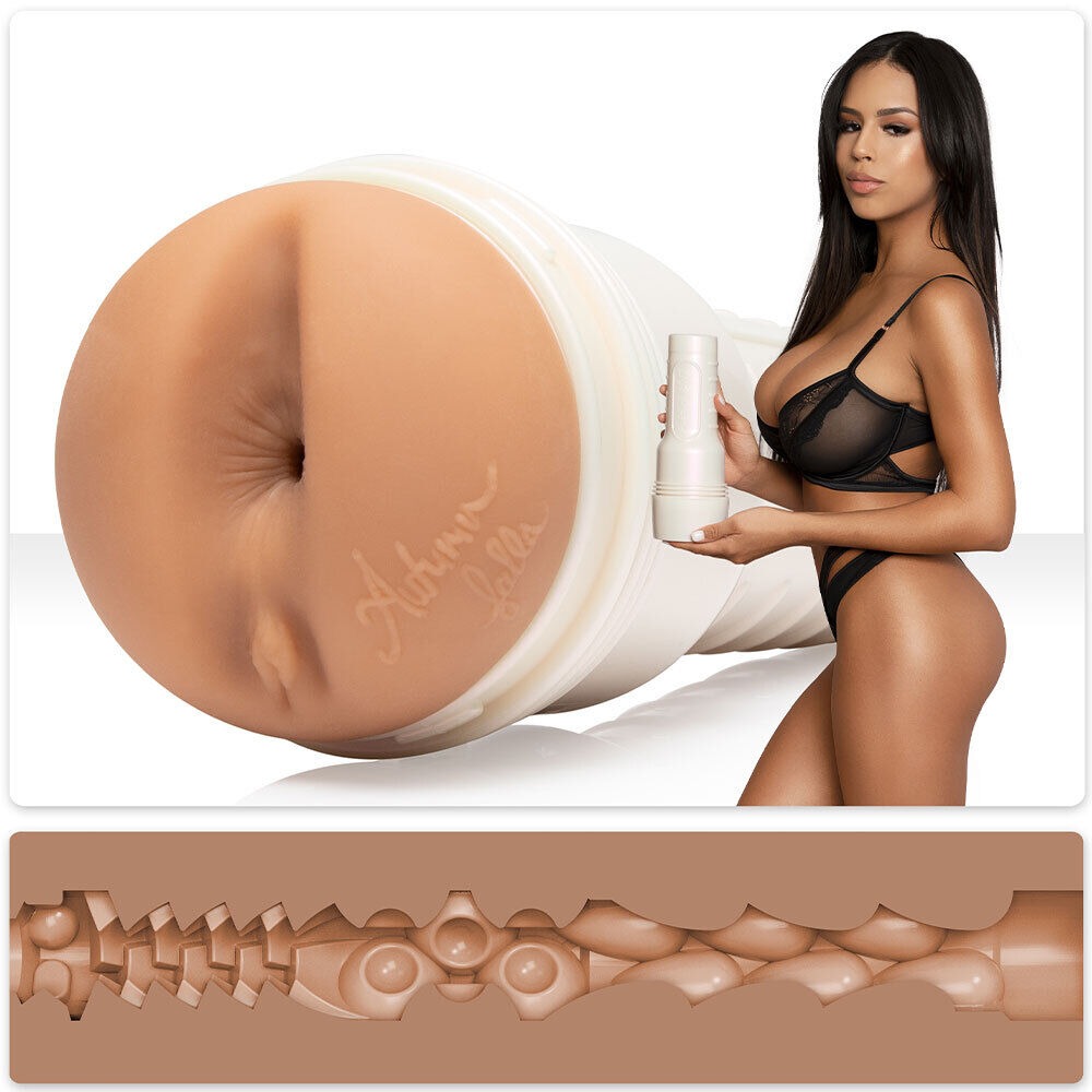 Мастурбатор анус у колбі Fleshlight реалістичний з кібершкіри (Superskin), бежевий