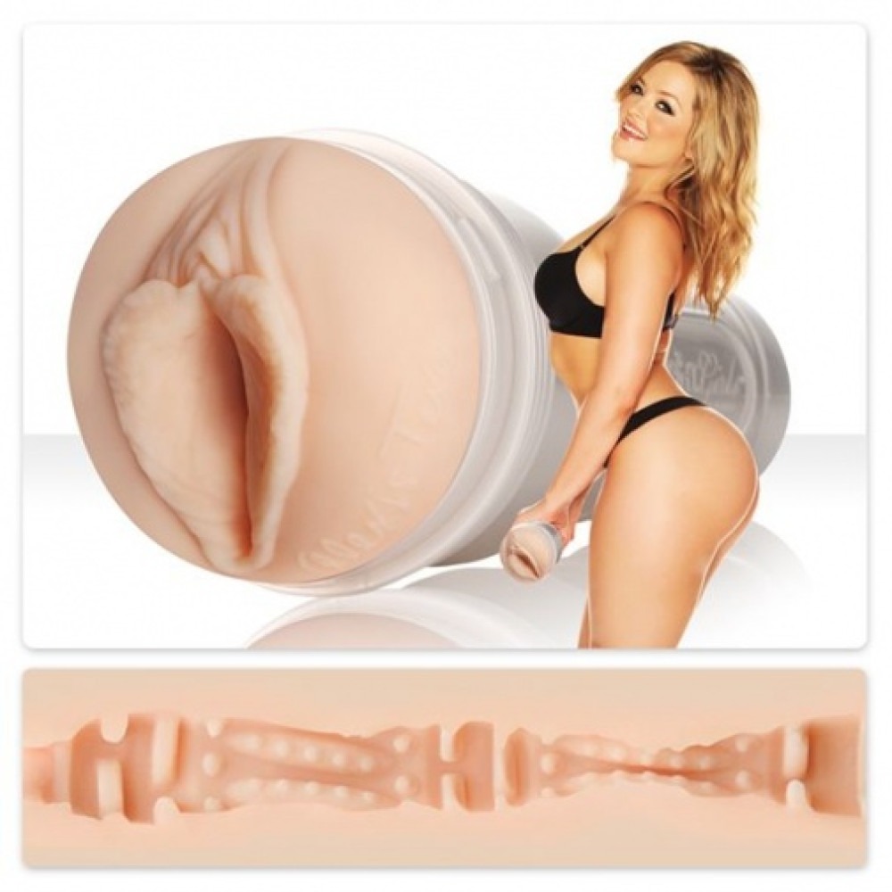 Мастурбатор вагіна в колбі, кібершкіра Fleshlight Girls Alexis Texas Outlaw, бежевий