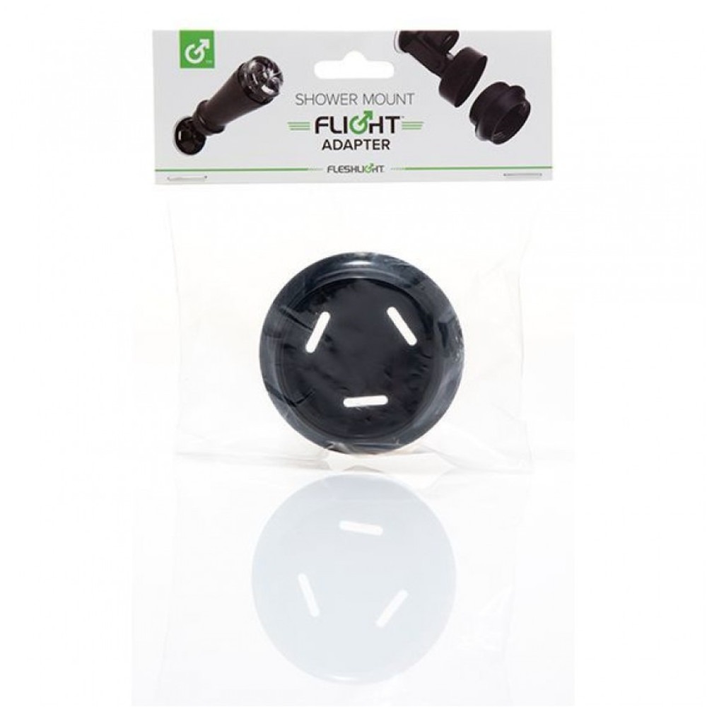 Адаптер для з'єднання мастурбатора з кріпленням-присоскою FleshLight Shower Mount Adapter, чорний