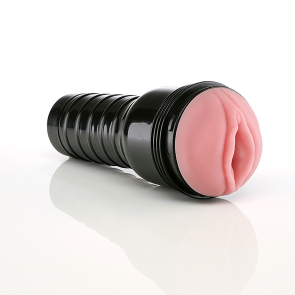 Мастурбатор вагіну в колбі Fleshlight Pink Lady Mini-Lotus, з рельєфом, кібершкіра, бежевий