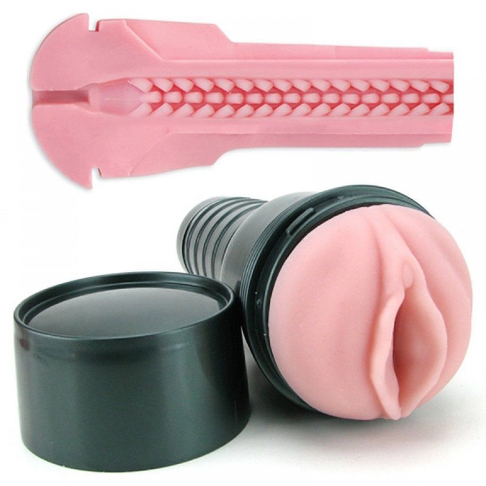 Мастурбатор в колбе с 3-мя вибропулями Fleshlight Vibro Pink Lady Touch