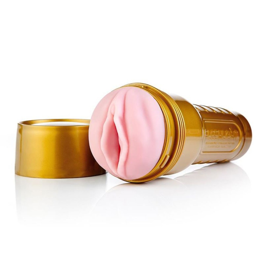 Мастурбатор вагина в колбе Fleshlight Pink Lady Stamina Training Unit, киберкожа, рельефный