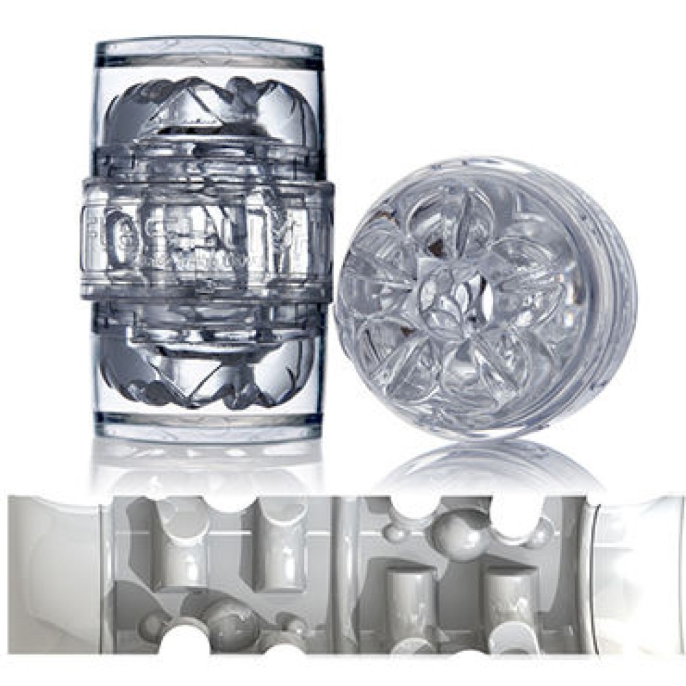 Мастурбатор двосторонній Fleshlight Quickshot Vantage, зі стимулюючим малюнком усередині