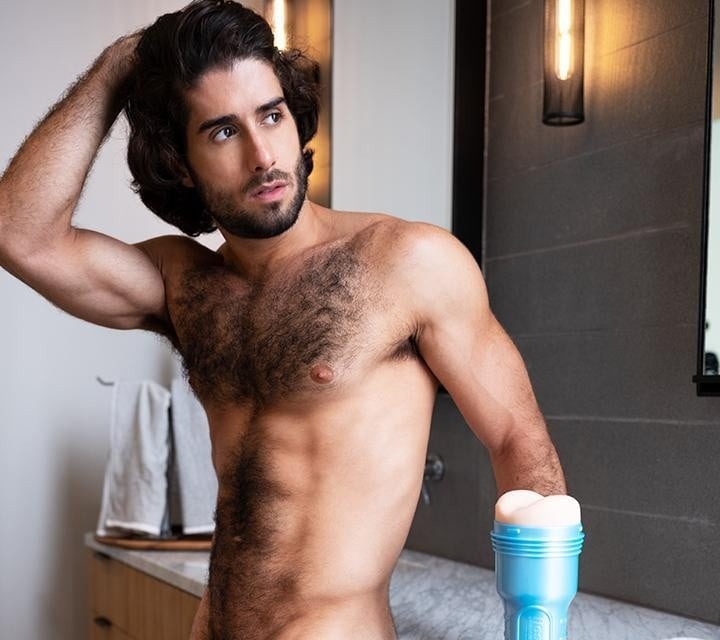 Фаллоимитатор с мошонкой и закрытой головкой реалистичный Fleshjack Boys-Diego Sans Dildo, телесный