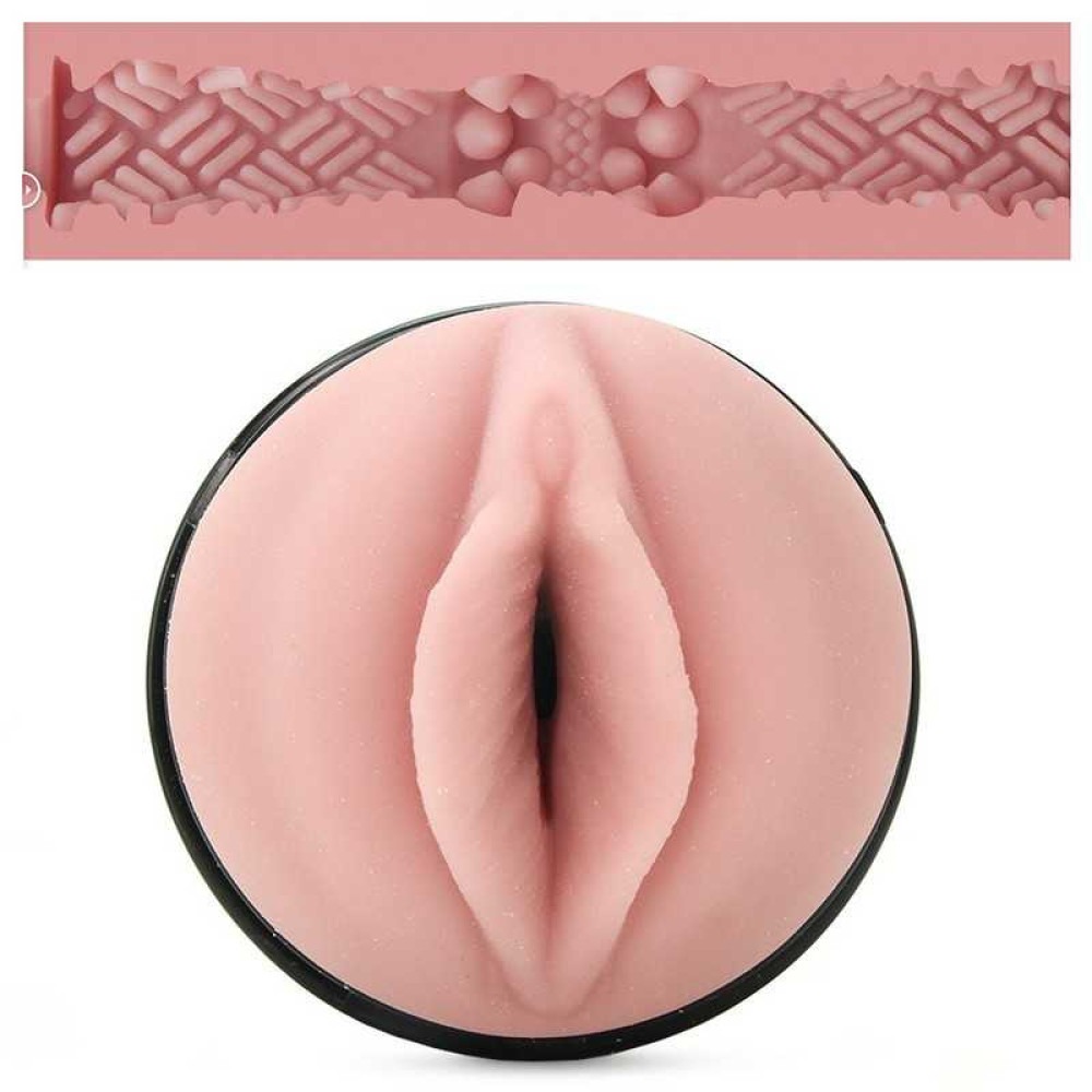 Мастурбатор вагина в колбе, киберкожа Fleshlight Go Surge Pink Lady Masturbator, телесный