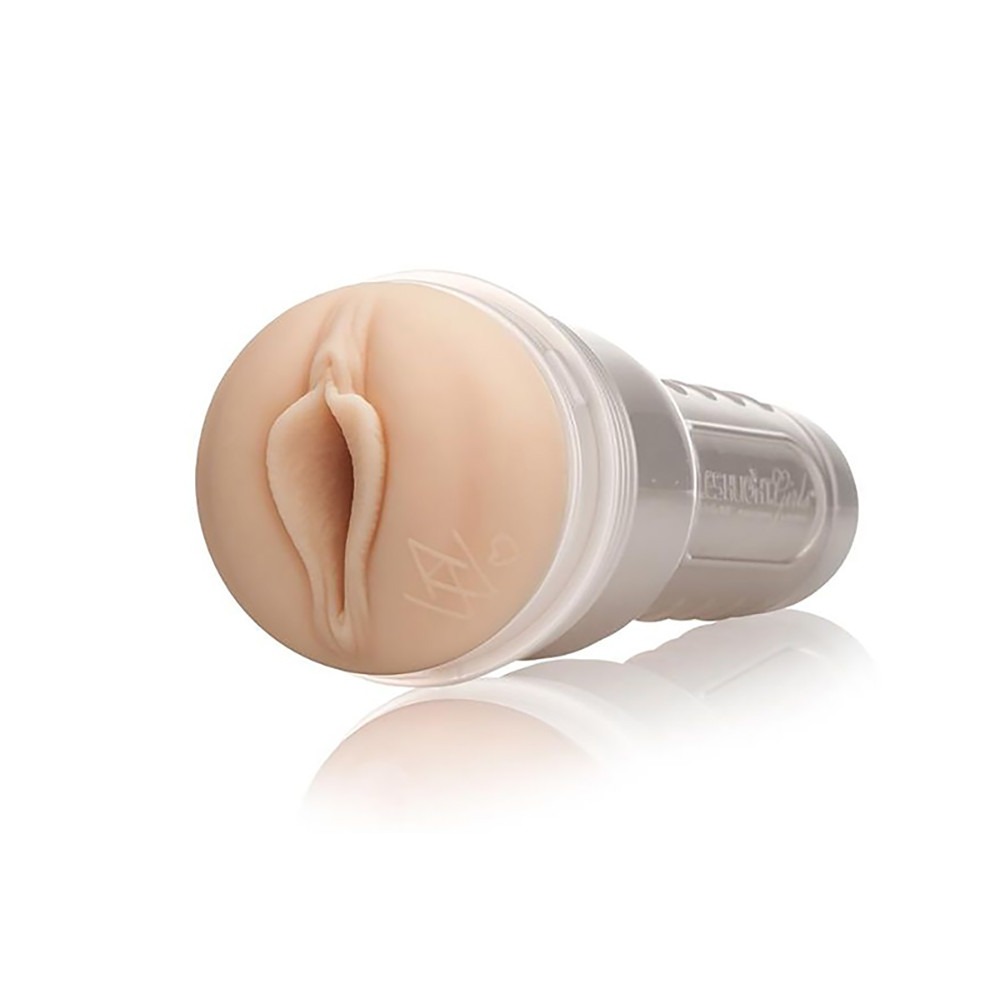 Мастурбатор Вагіна в колбі, кібершкіра, Fleshlight Angela White, тілесний