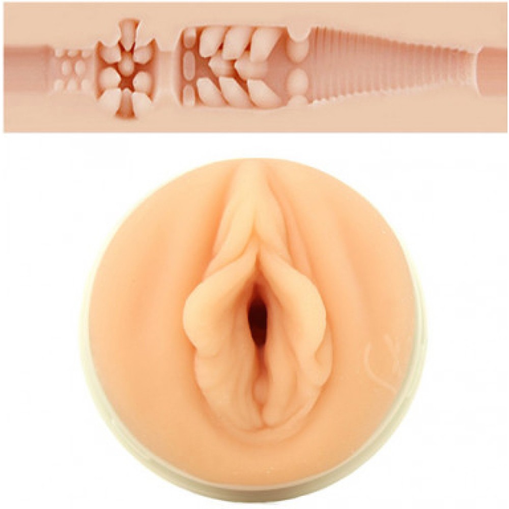 Мастурбатор вагіна в колбі Fleshlight Stoya реалістичний з кібершкіри, тілесний
