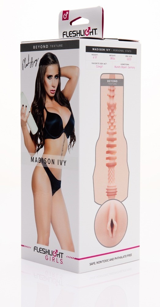 Мастурбатор в колбе вагина, киберкожа Fleshlight Madison Ivy Beyond